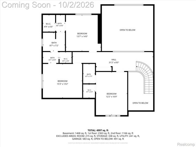 4654 Woodland Hills Drive, Oakland Charter Township, MI 48306