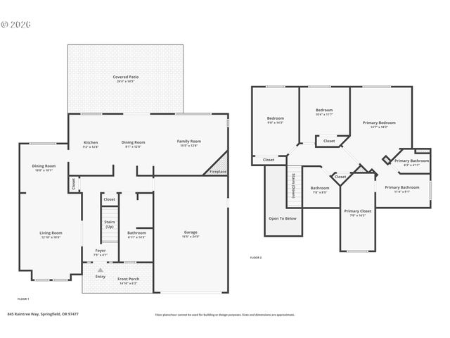 845 RAINTREE Way, Springfield, OR 97477