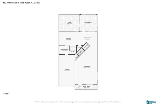 232 WARWICK LANE, Alabaster, AL 35007