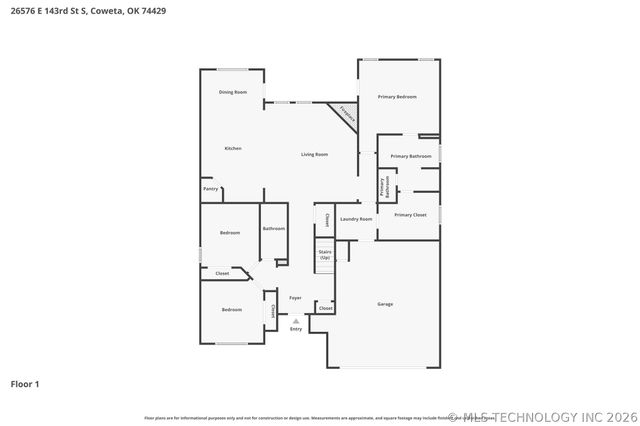 26576 E 143rd Street S, Coweta, OK 74429