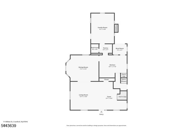 11 Willow St, Cranford Twp., NJ 07016