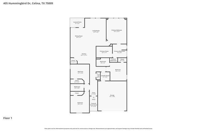 405 Hummingbird Drive, Celina, TX 75009