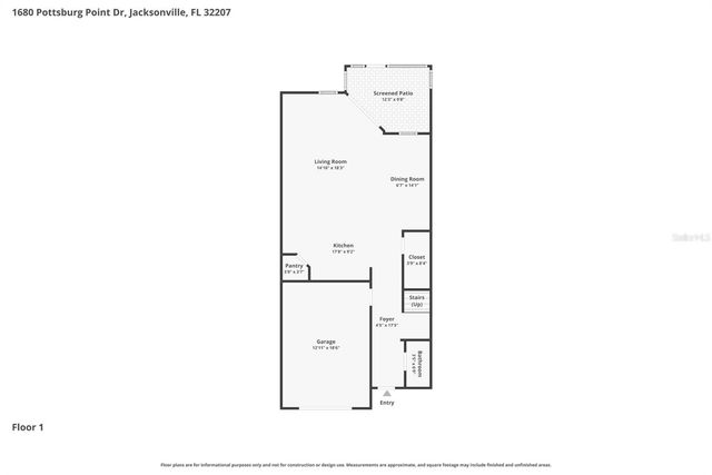1680 POTTSBURG POINT DRIVE, Jacksonville, FL 32207