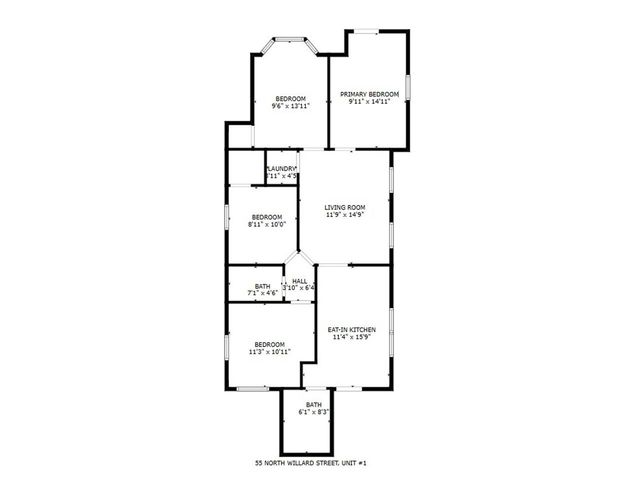 55-57 North Willard Street, Burlington, VT 05401