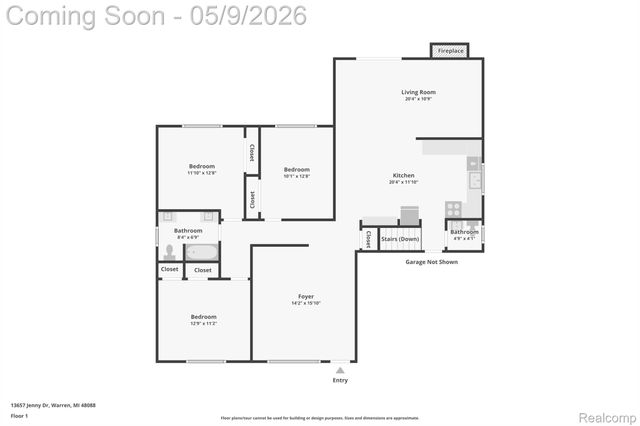 13657 Jenny Drive, Warren, MI 48088