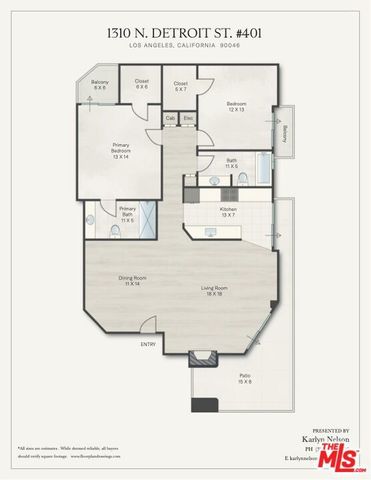 1310 N Detroit Street 401, Los Angeles, CA 90046