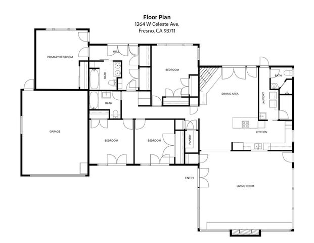 1264 W Celeste Avenue, Fresno, CA 93711