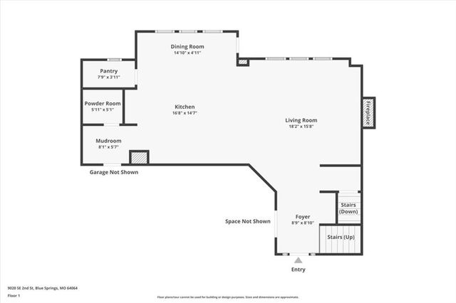 9020 SE 2nd Street, Blue Springs, MO 64064