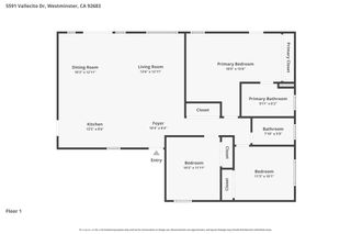 5591 Vallecito Drive, Westminster, CA 92683