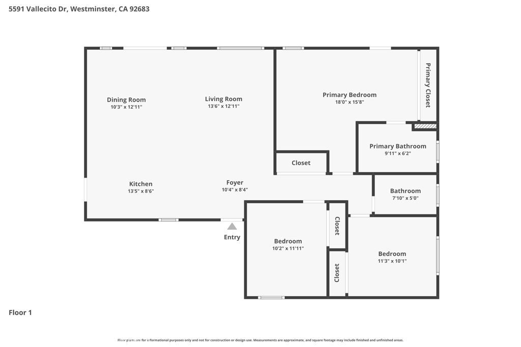 5591 Vallecito Drive, Westminster, CA 92683