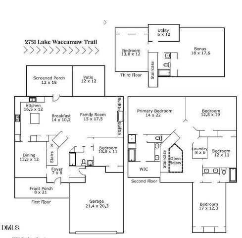 2751 Lake Waccamaw Trail, Apex, NC 27502