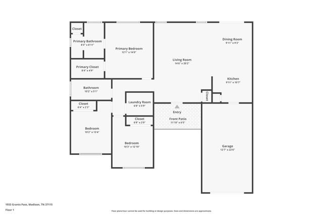 1933 Grants Pass, Madison, TN 37115