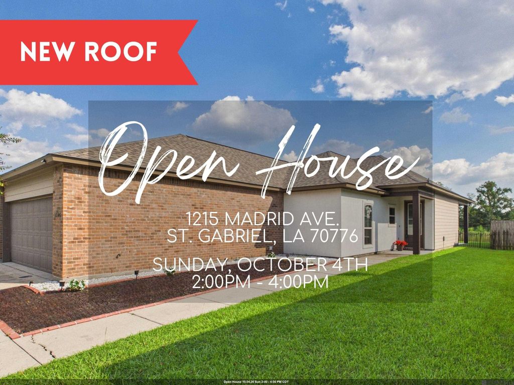 1215 Madrid Ave, St Gabriel, LA 70776