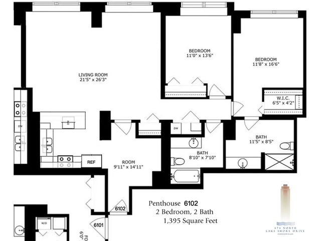 474 N Lake Shore Drive 6102, Chicago, IL 60611