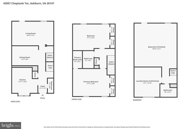 43957 CHOPTANK TER, Ashburn, VA 20147