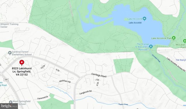 8523 LAKINHURST LN, Springfield, VA 22152