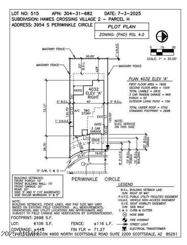 3954 S PERIWINKLE Circle, Mesa, AZ 85212