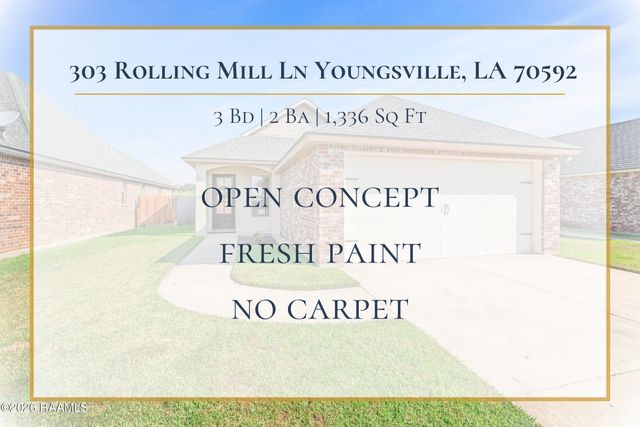 303 Rolling Mill Lane, Youngsville, LA 70592