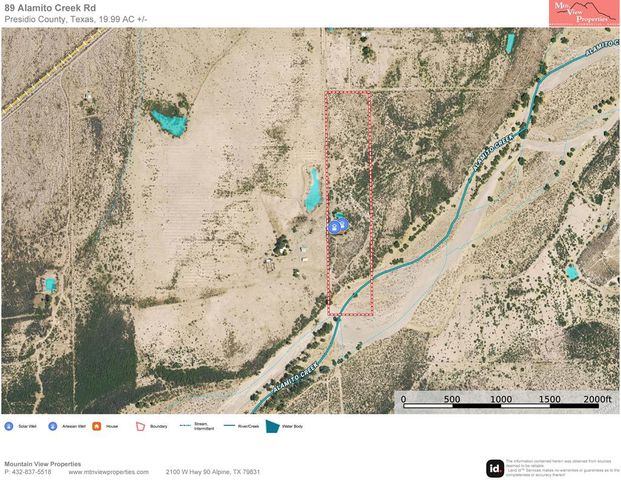 89 Alamito Creek Rd, Marfa, TX 79843