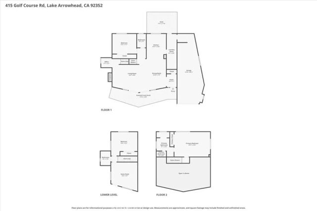 415 Golf Course, Lake Arrowhead, CA 92352