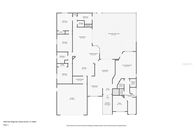 1802 OAK RIDGE ROAD, Safety Harbor, FL 34695