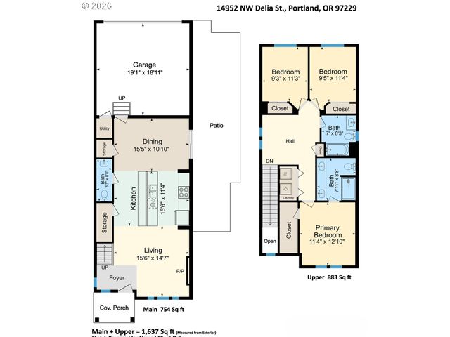 14952 Nw DELIA St, Portland, OR 97229