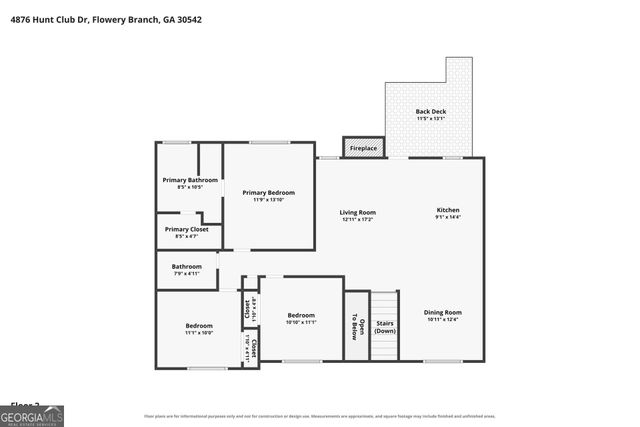 4876 Hunt Club Drive, Flowery Branch, GA 30542