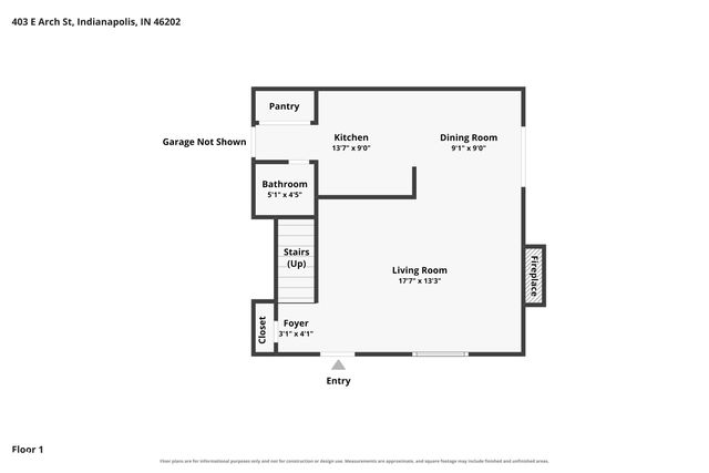 403 E Arch Street, Indianapolis, IN 46202