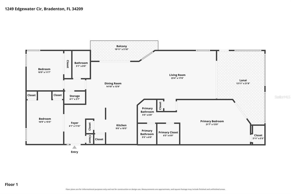 Image 45 of property listing at 1249 EDGEWATER CIRCLE 73, Bradenton, FL 34209