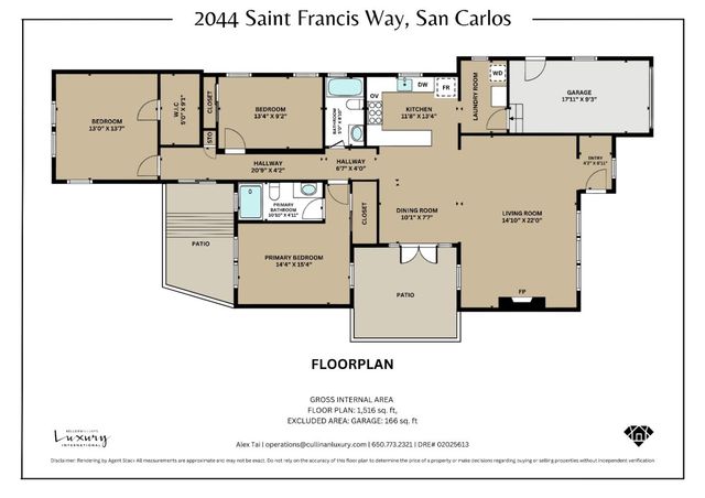 2044 Saint Francis Way, San Carlos, CA 94070