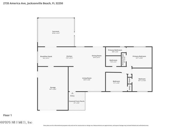 2735 AMERICA, Jacksonville Beach, FL 32250