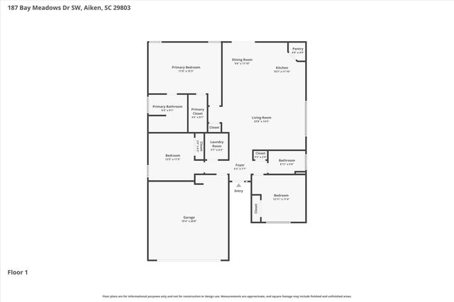 187 Bay Meadows Drive SW, Aiken, SC 29803