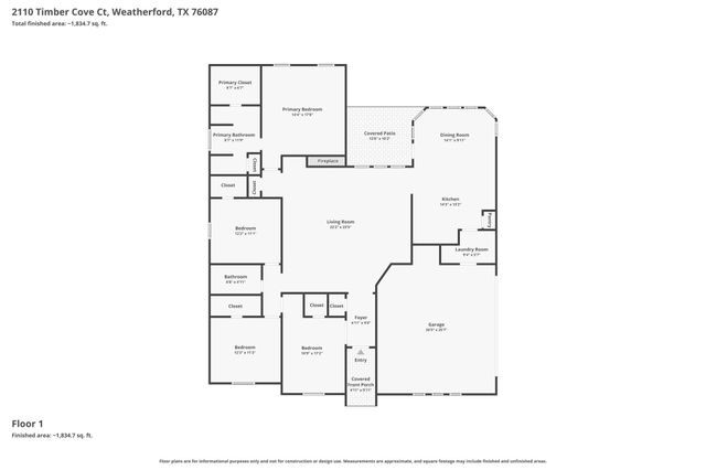 2110 Timber Cove Court, Weatherford, TX 76087