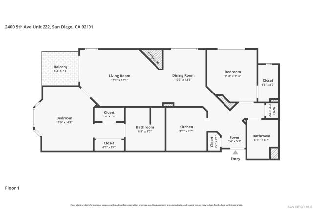 2400 Fifth Ave 222, San Diego, CA 92101