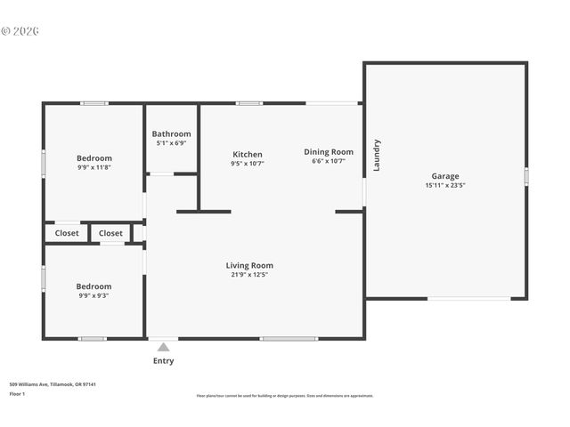 509 WILLIAMS Ave, Tillamook, OR 97141