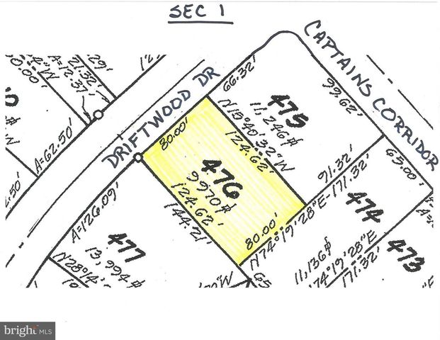 LOT 476 DRIFTWOOD DR, Greenbackville, VA 23356