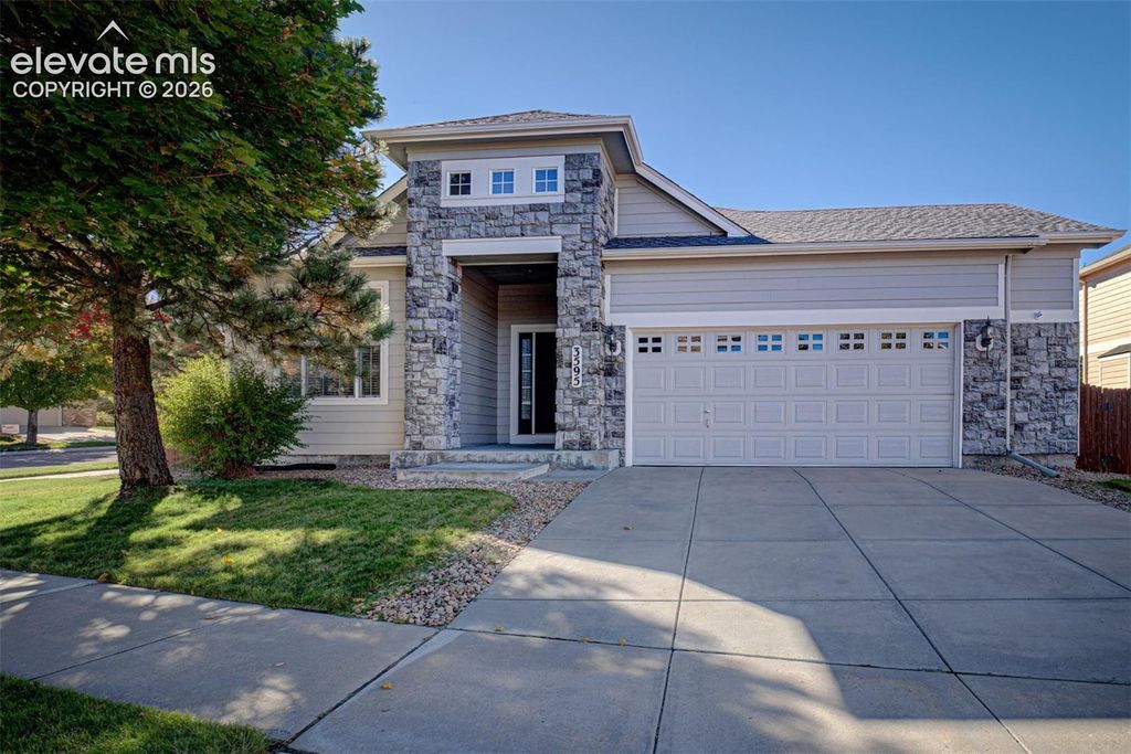 3595 Shady Rock Drive, Colorado Springs, CO 80920 — exterior