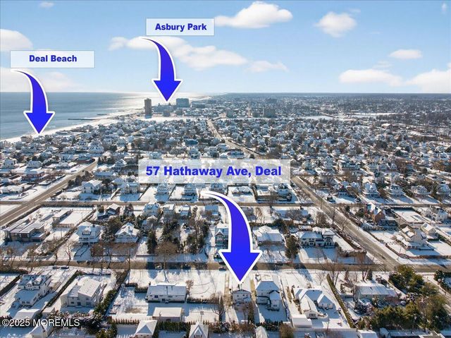 57 Hathaway Avenue, Deal, NJ 07723