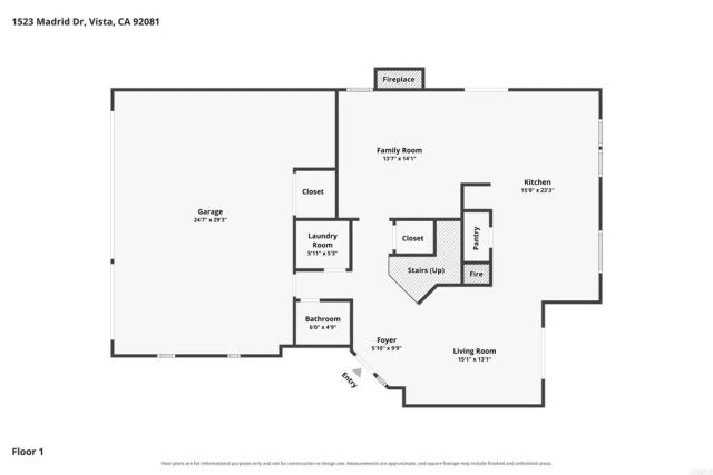 1523 Madrid Drive, Vista, CA 92081