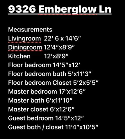 9326 Emberglow Lane, Dallas, TX 75243