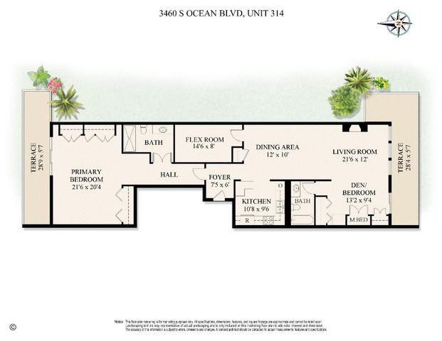 3460 S Ocean Boulevard 314, Palm Beach, FL 33480