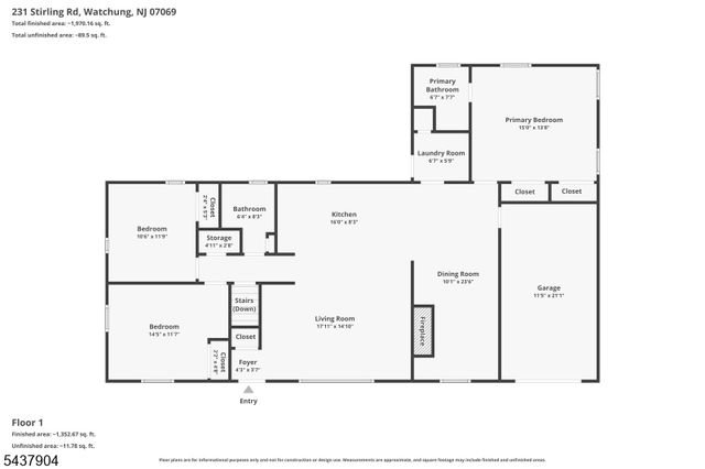 231 Stirling Rd, Watchung Boro, NJ 07069