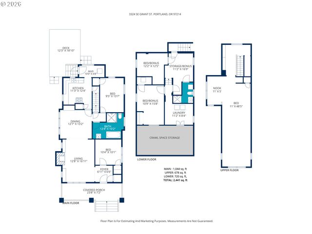 3324 Se GRANT St, Portland, OR 97214