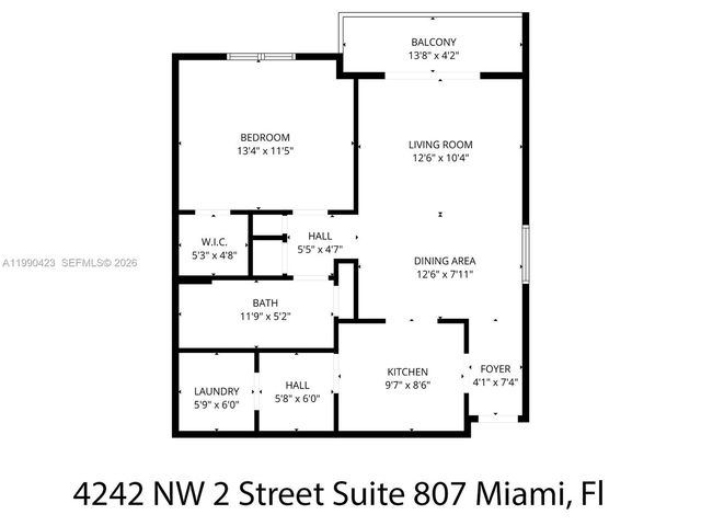 4242 NW 2nd St 807, Miami, FL 33126