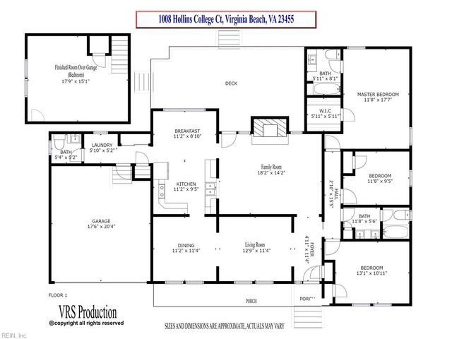 1008 Hollins College CT, Virginia Beach, VA 23455