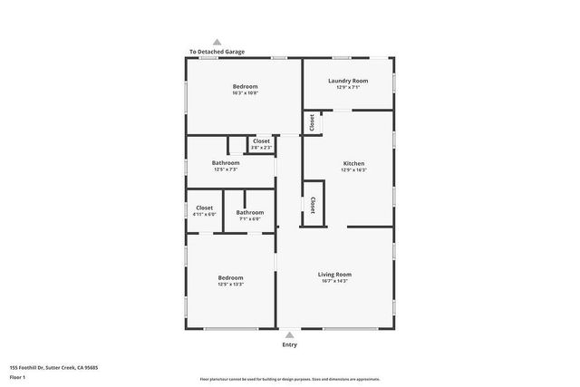 155 Foothill Dr, Sutter Creek, CA 95685