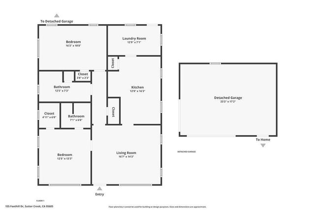 155 Foothill Dr, Sutter Creek, CA 95685