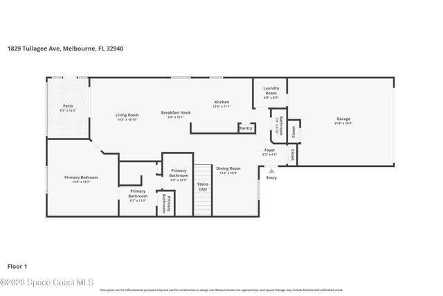 1829 Tullagee Avenue, Melbourne, FL 32940
