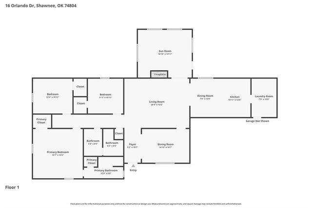 16 Orlando Drive, Shawnee, OK 74804