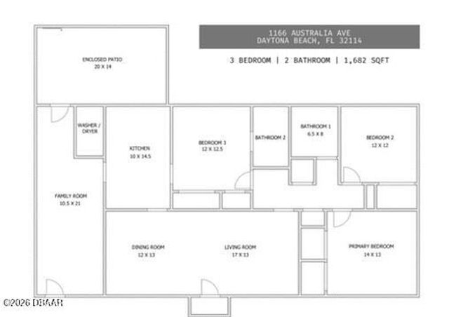 1166 Australia Avenue, Daytona Beach, FL 32114